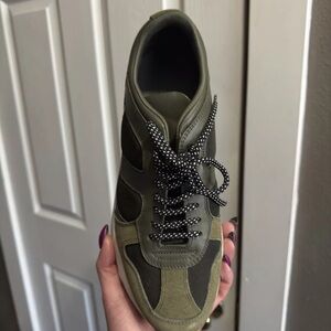 Dior Olive and Black Men's Athletic Shoes